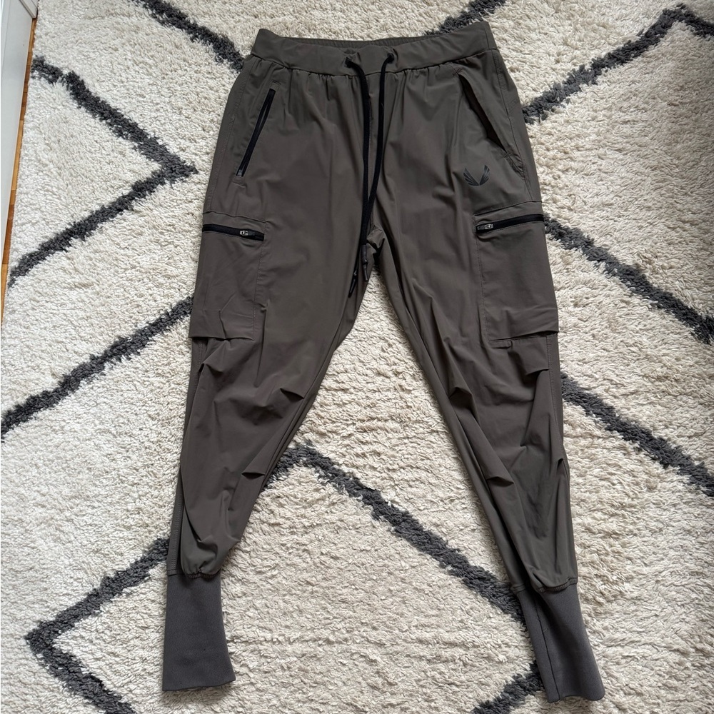 ASRV Men's Taupe Cargo Joggers
